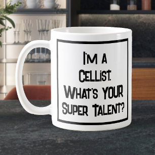 Cellist Super Talent. Coffee Mug