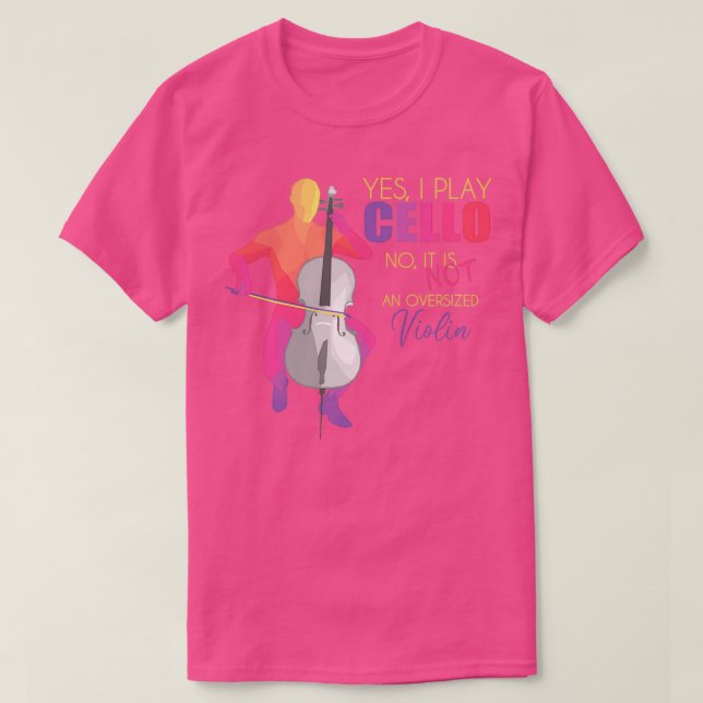 Cello 8 T-Shirt (Design Front)