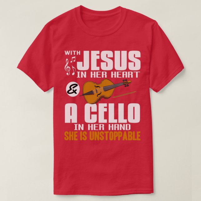 Cello 9 T-Shirt (Design Front)