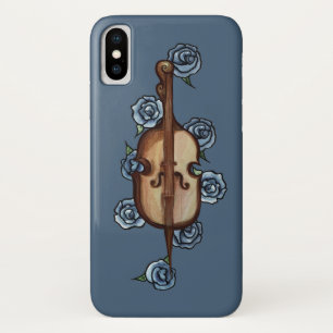 Cello Blue Rose Orchestra Art                      Case-Mate iPhone Case
