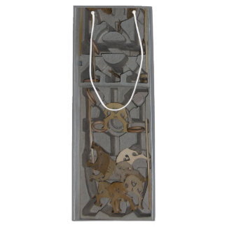 Cello Bridge Construction Photo Wine Gift Bag
