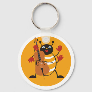 Cello Bug Key Ring