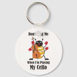 Cello Bug Key Ring