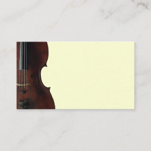Cello Business Card (Customizable)