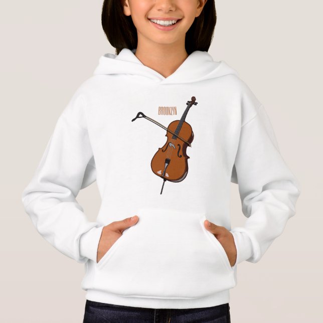 Cello cartoon illustration  (Front)