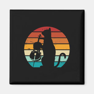 Cello Cat Meme Offensive Memes Funny Cat Love  Magnet