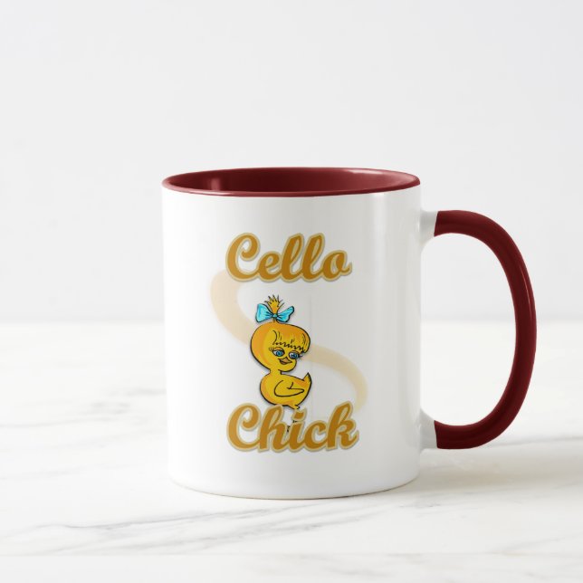 Cello Chick Mug (Right)