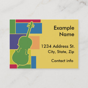 Cello Colorblocks Profile Card