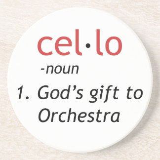 Cello Definition Coaster