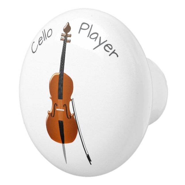 Cello Design Personalised Ceramic Knob (Right)
