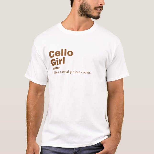 Cello  Girl - Cello  T-Shirt (Front)