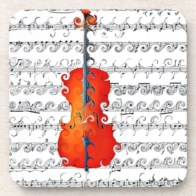 Cello & I Rock!_ Coaster (Front)