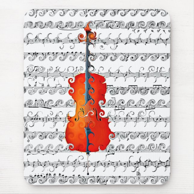 Cello & I Rock!_ Mouse Pad (Front)
