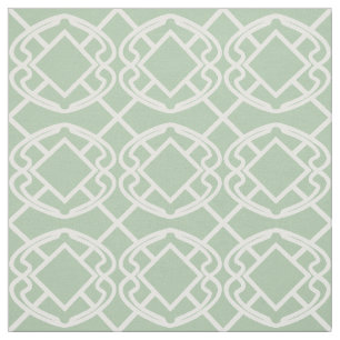 Cello Light sage green Trellis Design Fabric