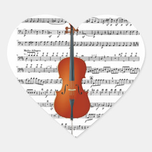 Cello & Me_ Heart Sticker