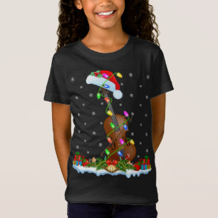 Cello Music Lover Matching Santa Hat Cello Christm T-Shirt