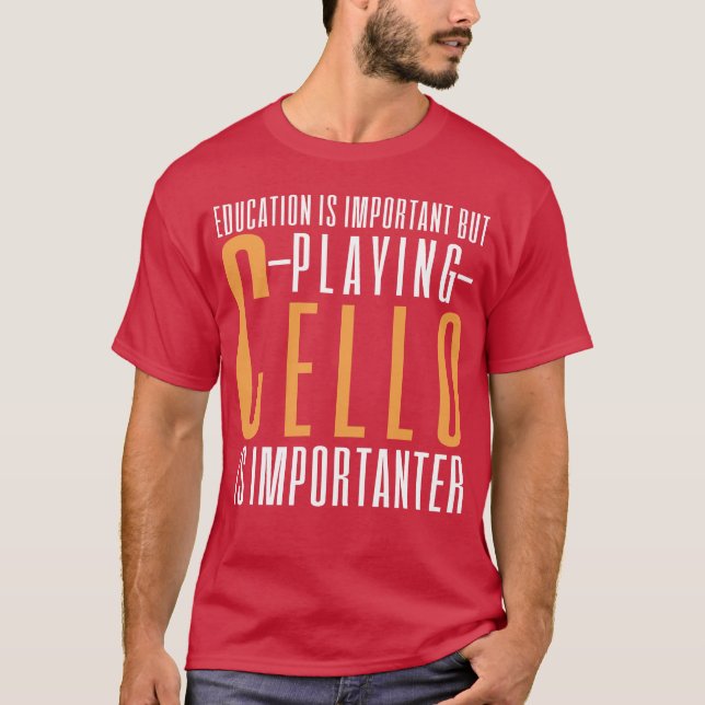 Cello Music Musical T-Shirt (Front)
