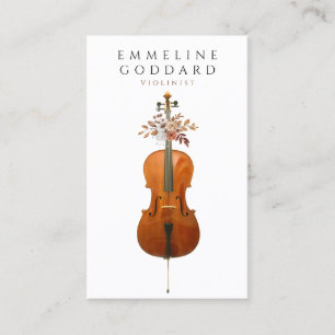 Cello Music MusicianTeacher Teacher Business Card
