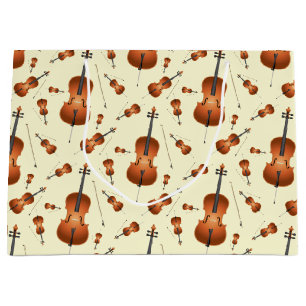 Cello Music Teacher Large Gift Bag