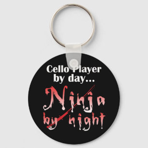 Cello Ninja Key Ring