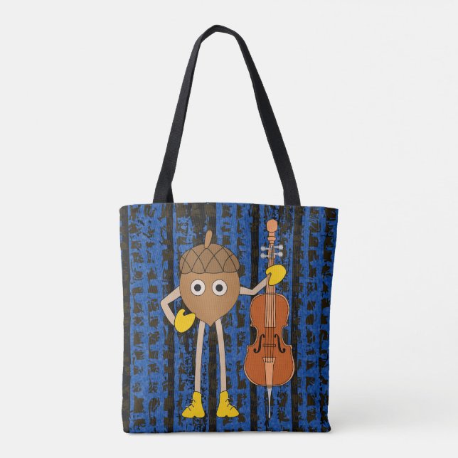 Cello Nut Tote Bag (Back)