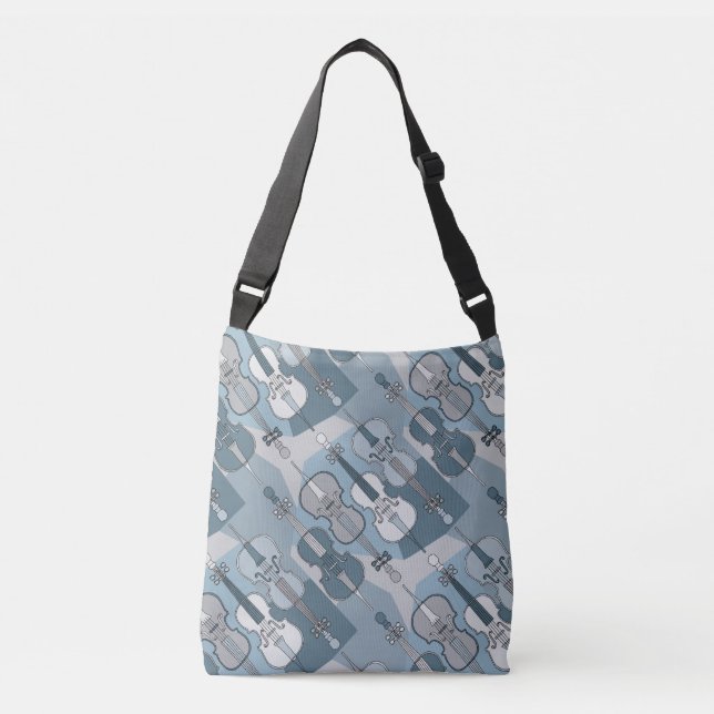 Cello Pattern Crossbody Bag (Front)