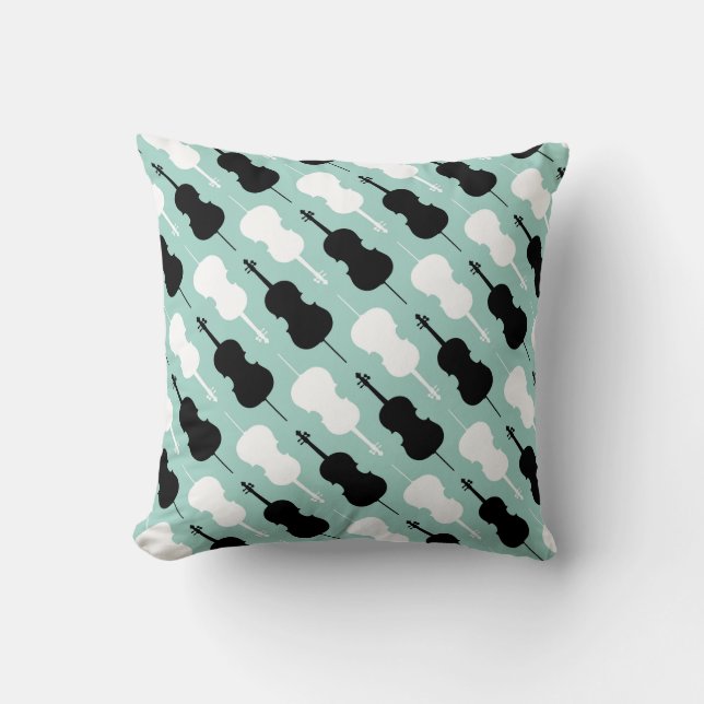 Cello Pattern Cushion (Front)