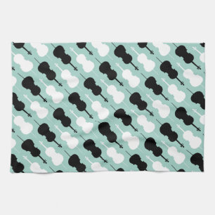 Cello Pattern Tea Towel