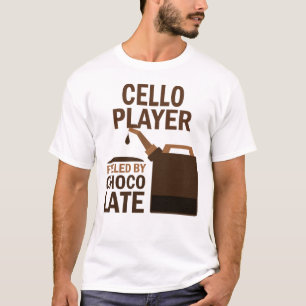 Cello Player (Funny) Chocolate T-Shirt