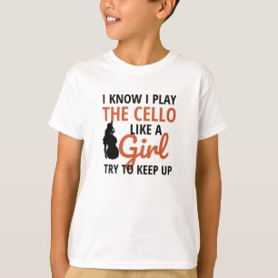 Cello Player Gifts For Women   Cello Cellist Girl T-Shirt