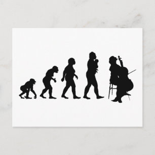 Cello Player Postcard