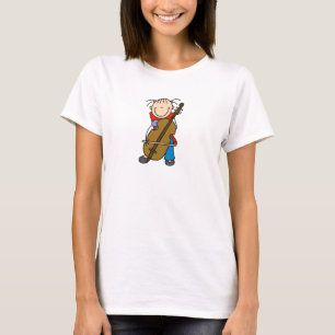 Cello Player Stick Figure Shirt