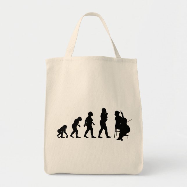 Cello Player Tote Bag (Front)
