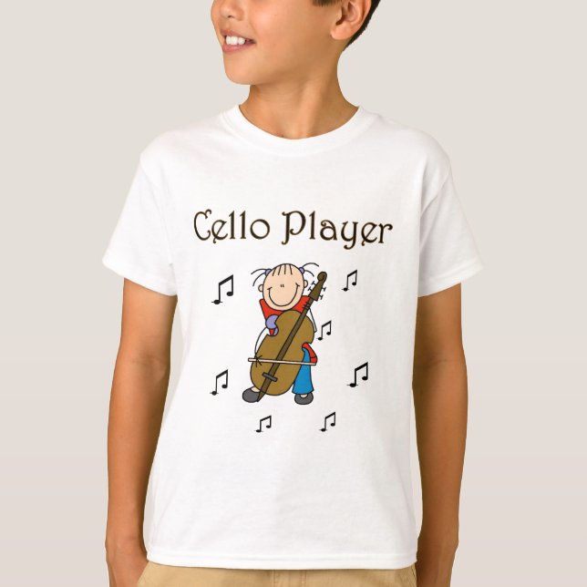 Cello Player Tshirts and Gifts (Front)