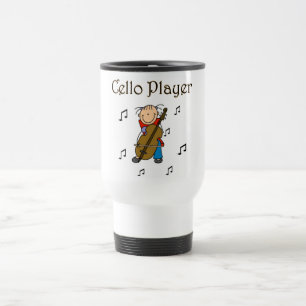 Cello Player Tshirts and Gifts Travel Mug