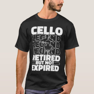Cello Retired Orchestra Violincello Cellist T-Shirt