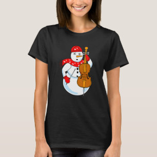 Cello Snowman T-Shirt