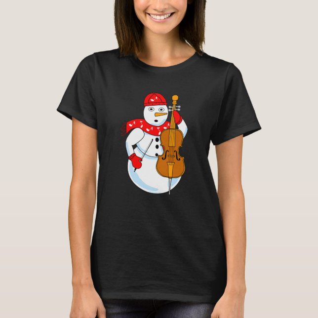 Cello Snowman T-Shirt (Front)