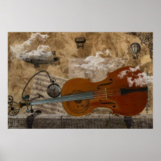 Cello Steampunk Suite Poster