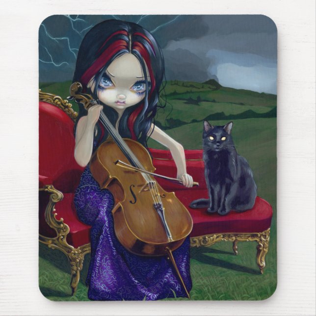 "Cello Storm" Mousepad (Front)