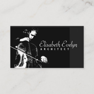 cello string instrument business card