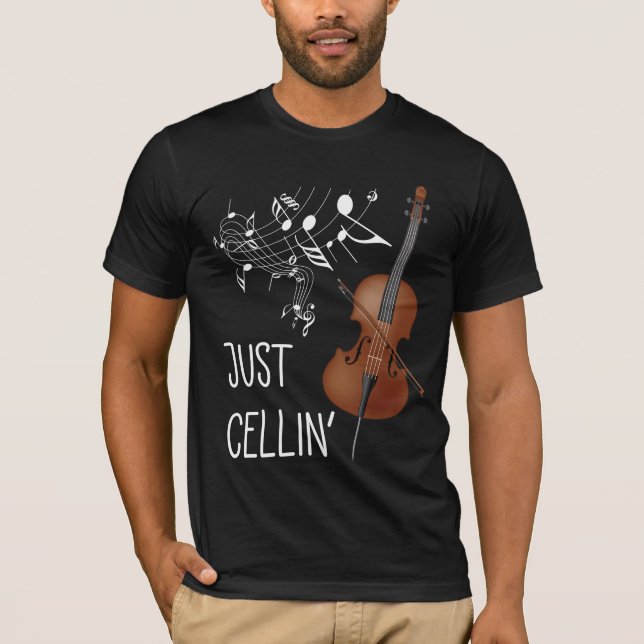 Cello String Instrument Cellist Humor violoncello T-Shirt (Front)