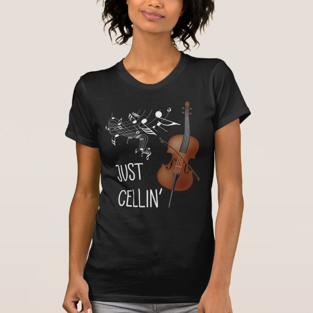 Cello String Instrument Cellist Humor violoncello T-Shirt (Front)