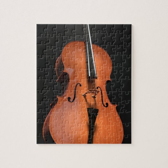 Cello Strings Stringed Instrument Wood Instrument Jigsaw Puzzle (Vertical)
