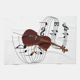 Cello Tea Towel