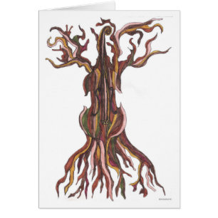 Cello Tree Blank Card