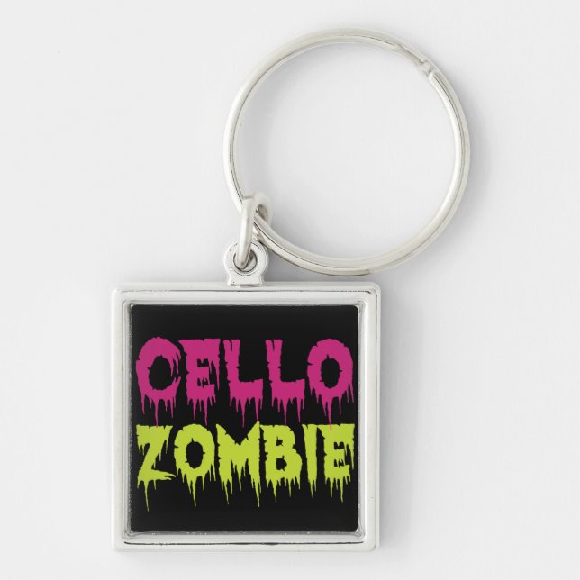 Cello Zombie Key Ring (Front)