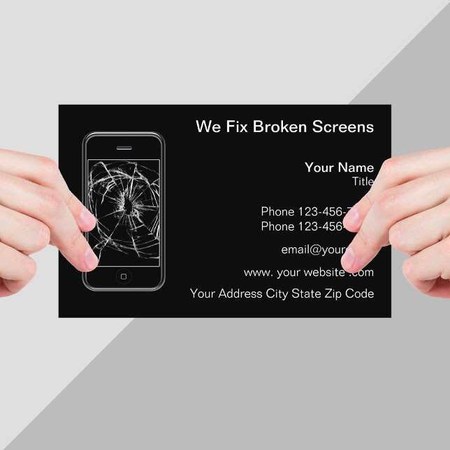 Cellphone And Device Repair Business Card (Creator Uploaded)