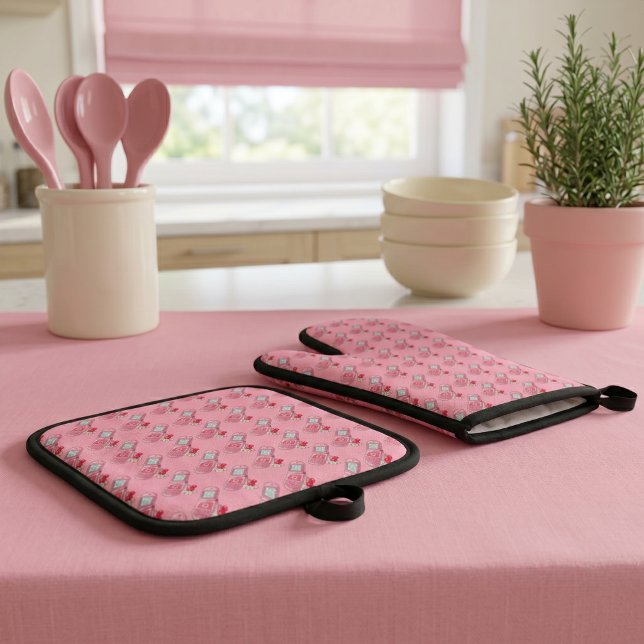 Cellphone Oven Mitt & Pot Holder Set (Creator Uploaded)