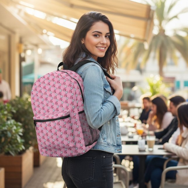 Cellphone Printed Backpack (Creator Uploaded)